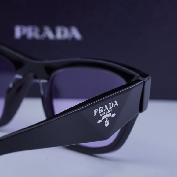 Prada PRB09S 16K40J Butterfly Sunglasses – Black\\Violet main image 10